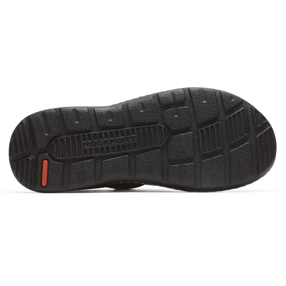 Sandały Rockport Męskie Brązowe - Darwyn Fisherman Slingback - BW8276305